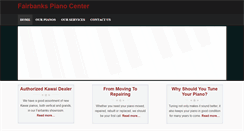 Desktop Screenshot of fairbankspianocenter.com
